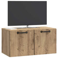 vidaXL Szafka RTV montowana na ścianie Dąb artisan 59,5 x 31 x 30 cm