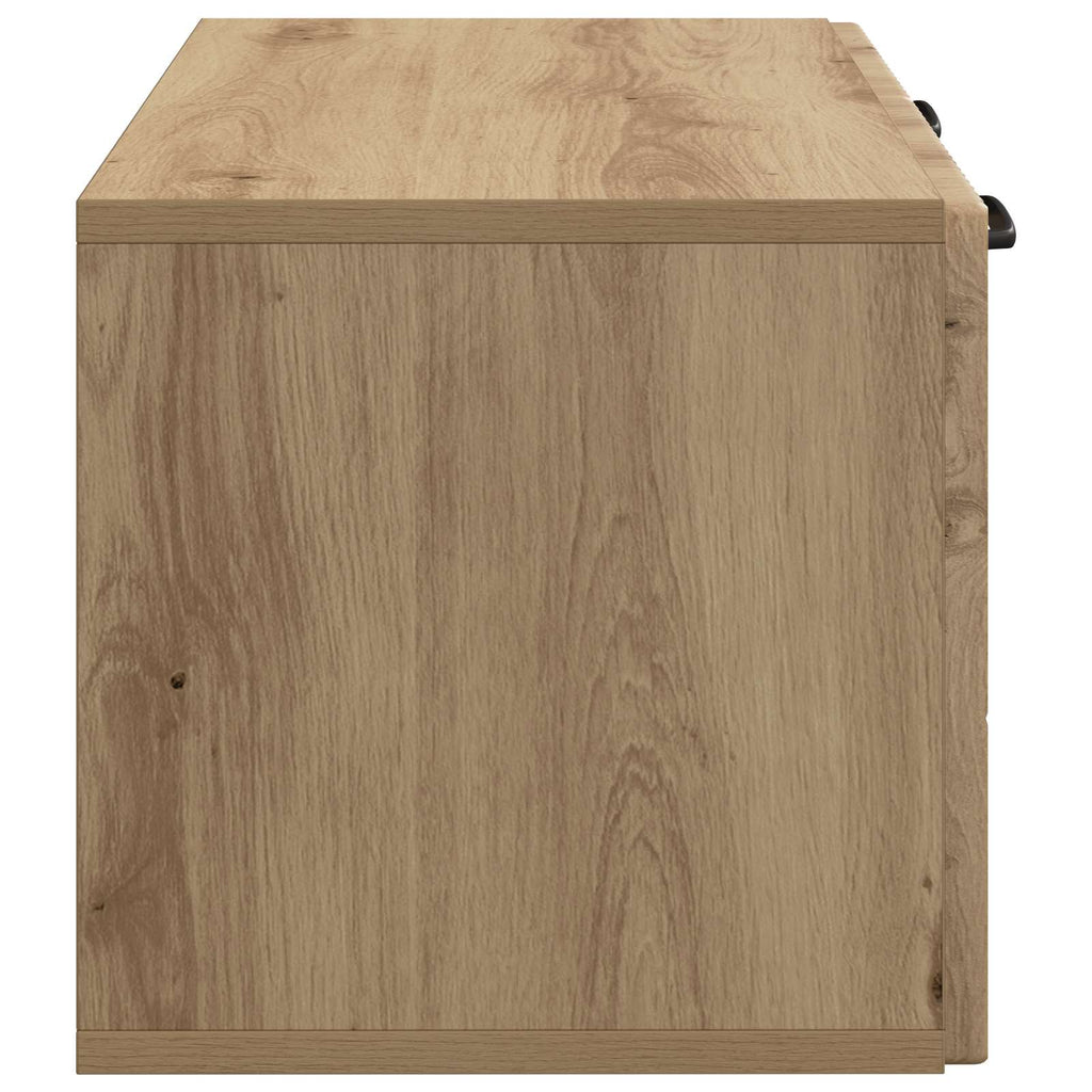 vidaXL Szafka RTV montowana na ścianie Dąb artisan 59,5 x 31 x 30 cm