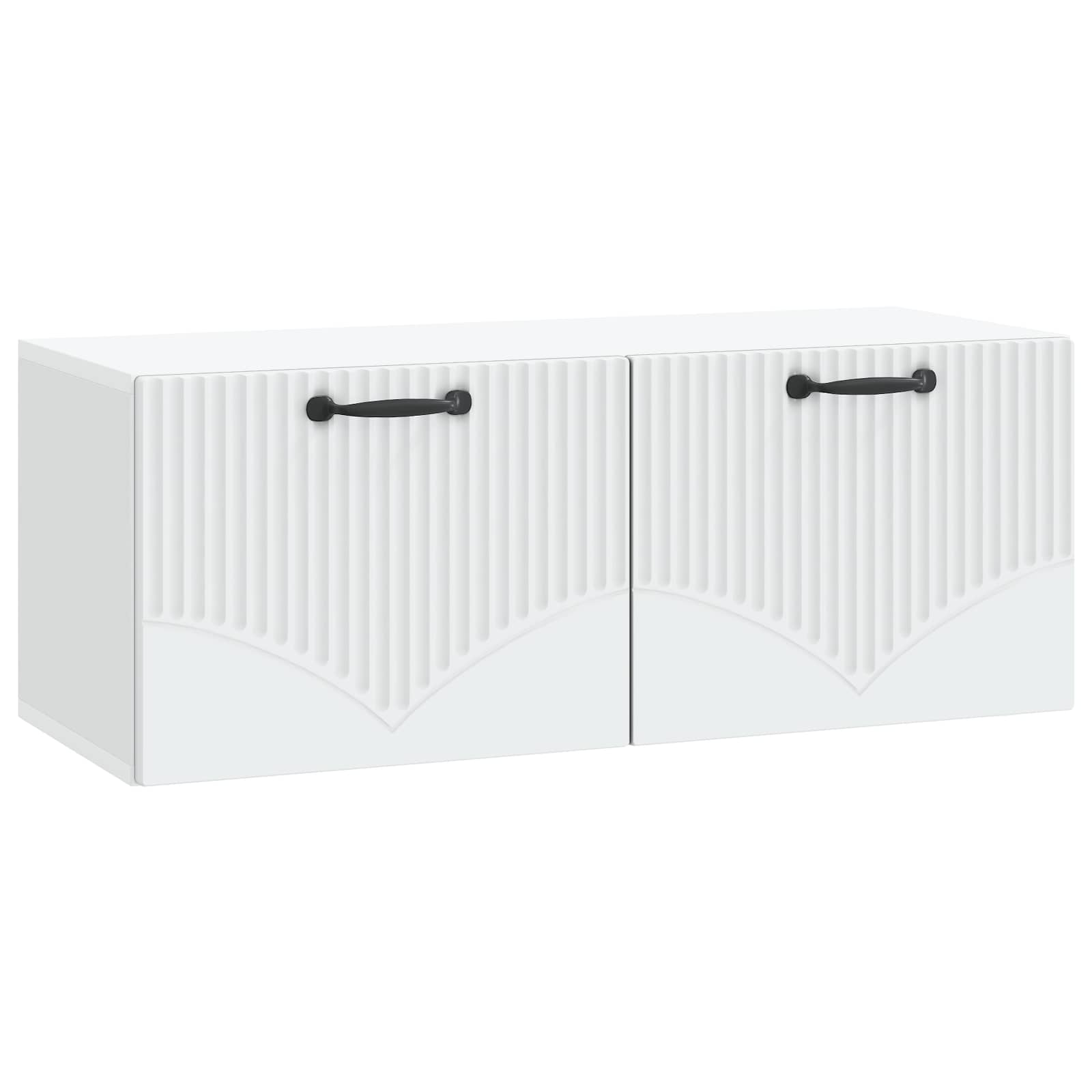 vidaXL Szafka RTV montowana na ścianie Biały 78,5 x 31 x 30 cm