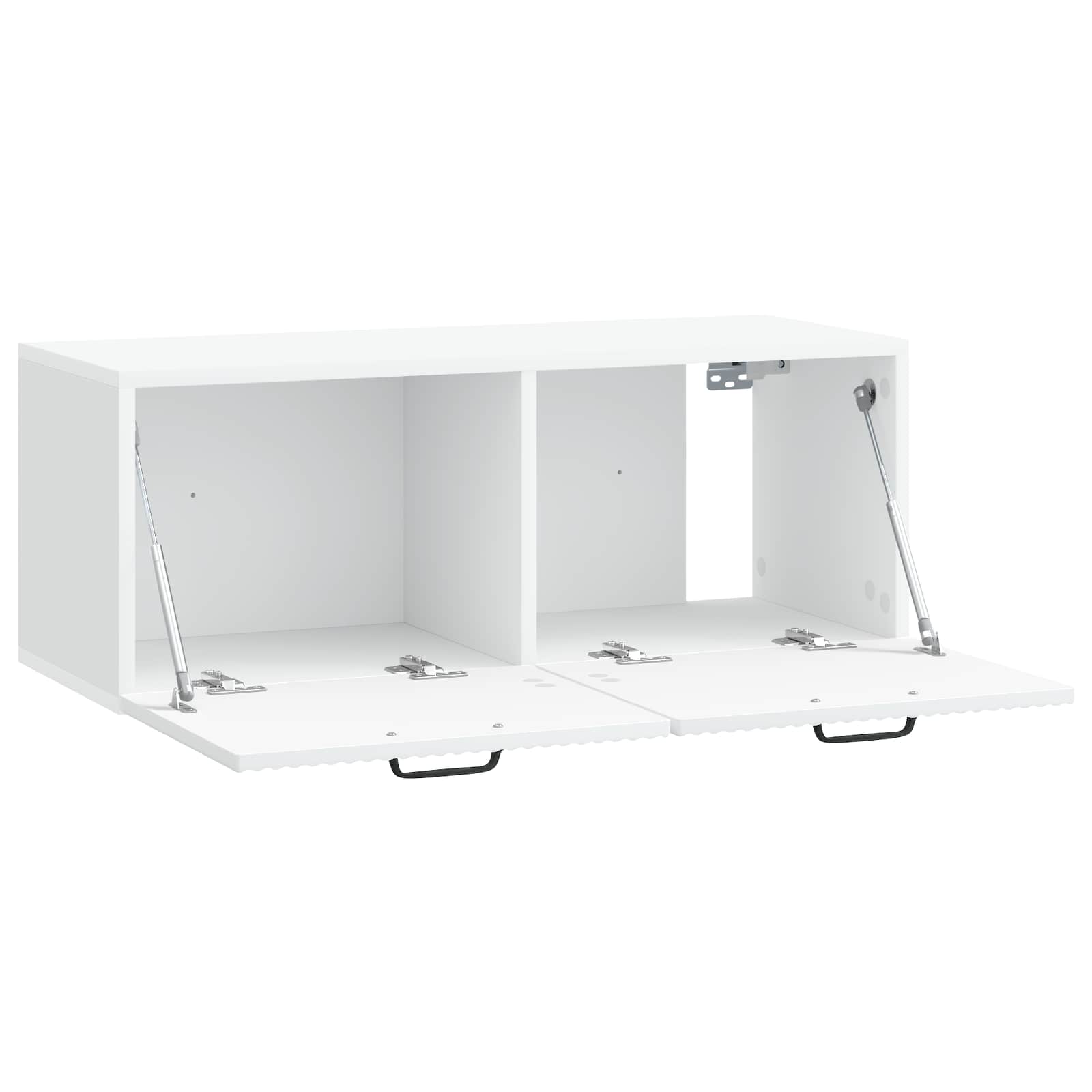vidaXL Szafka RTV montowana na ścianie Biały 78,5 x 31 x 30 cm