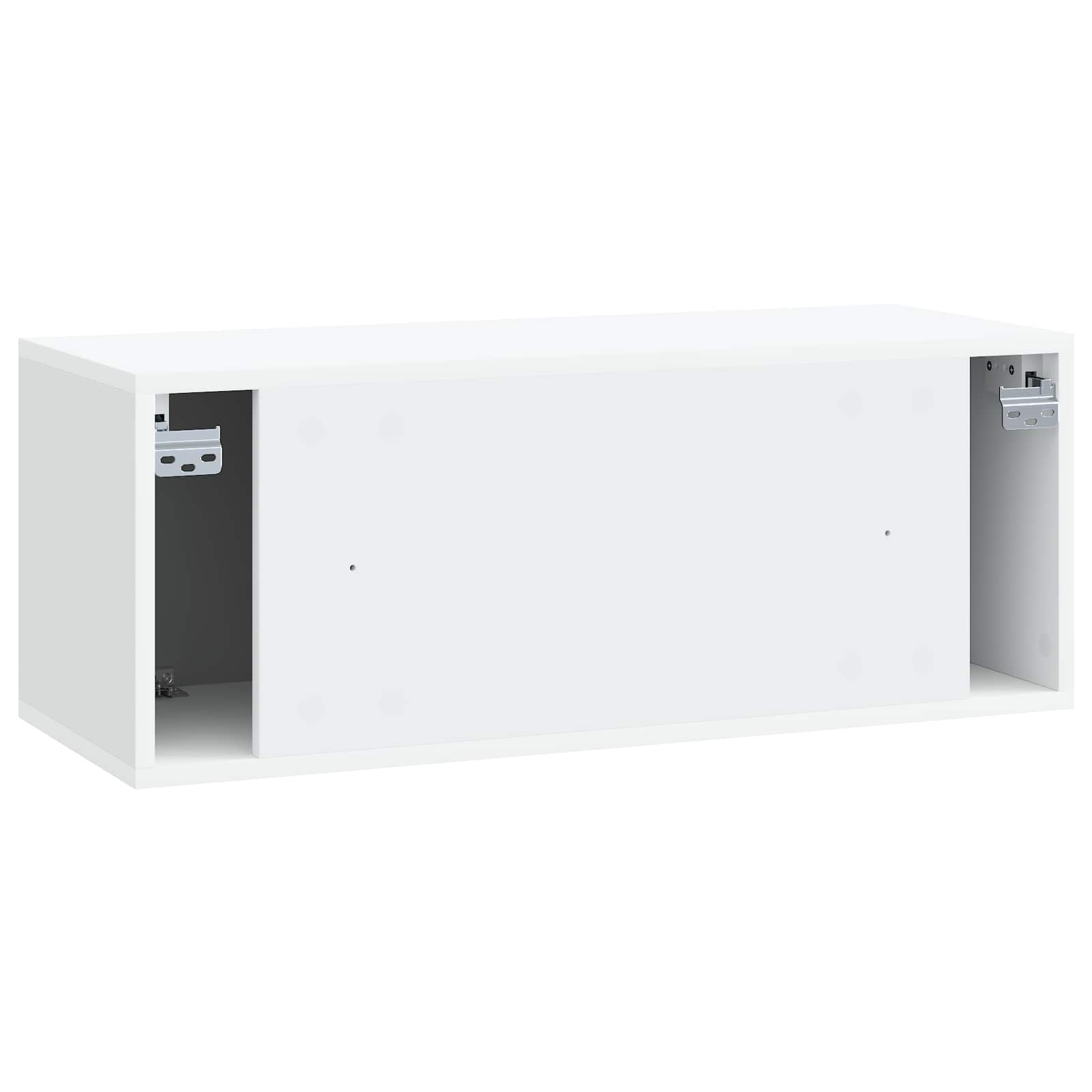 vidaXL Szafka RTV montowana na ścianie Biały 78,5 x 31 x 30 cm