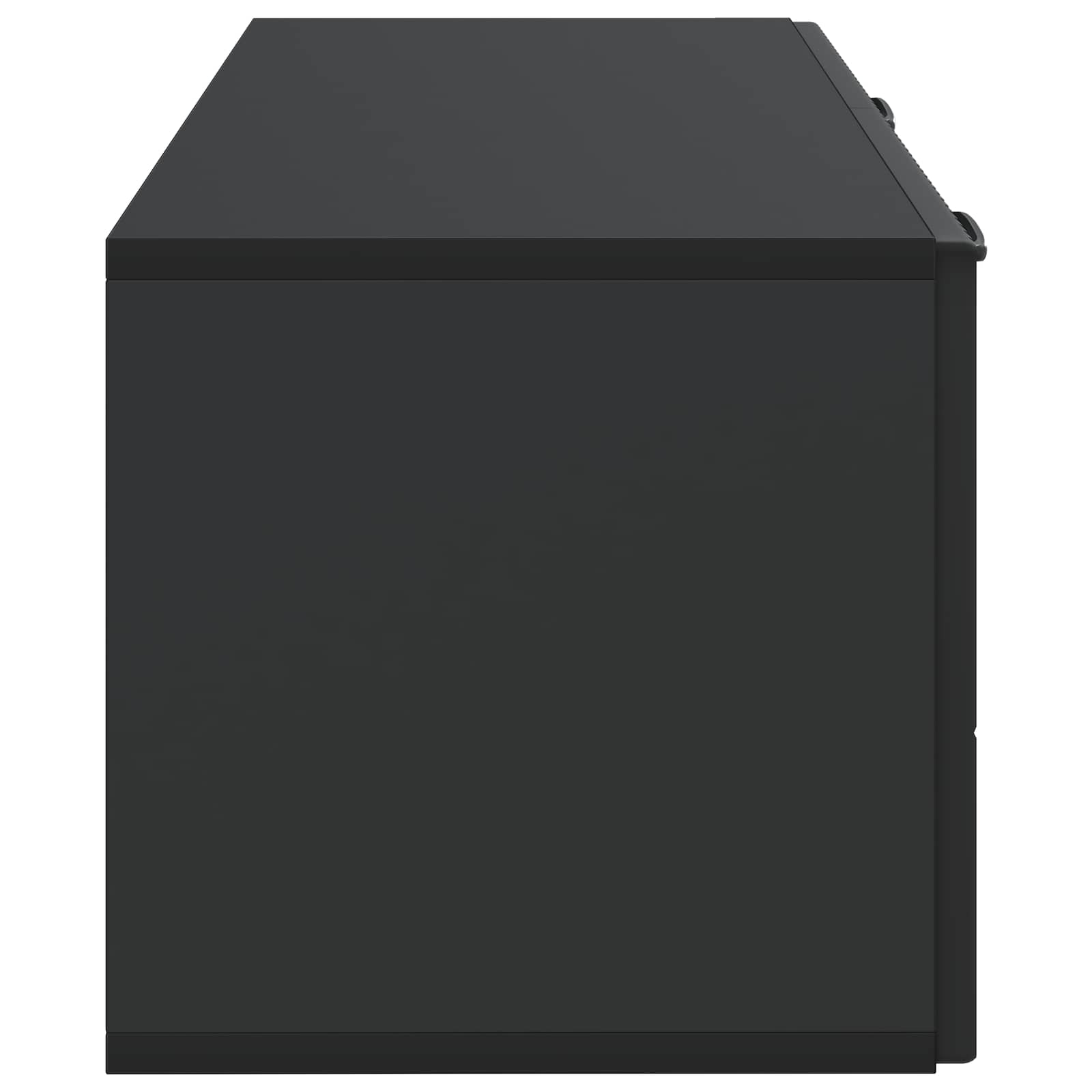 vidaXL Szafka RTV montowana na ścianie Czarny 78,5 x 31 x 30 cm