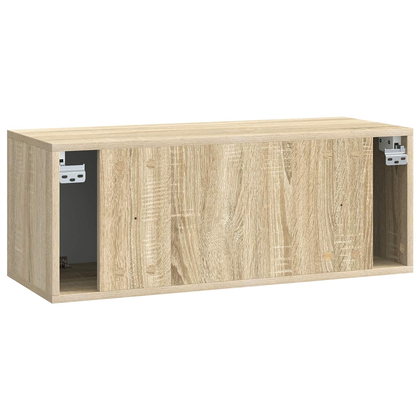 vidaXL Szafka RTV montowana na ścianie dąb Sonoma 78,5 x 31 x 30 cm