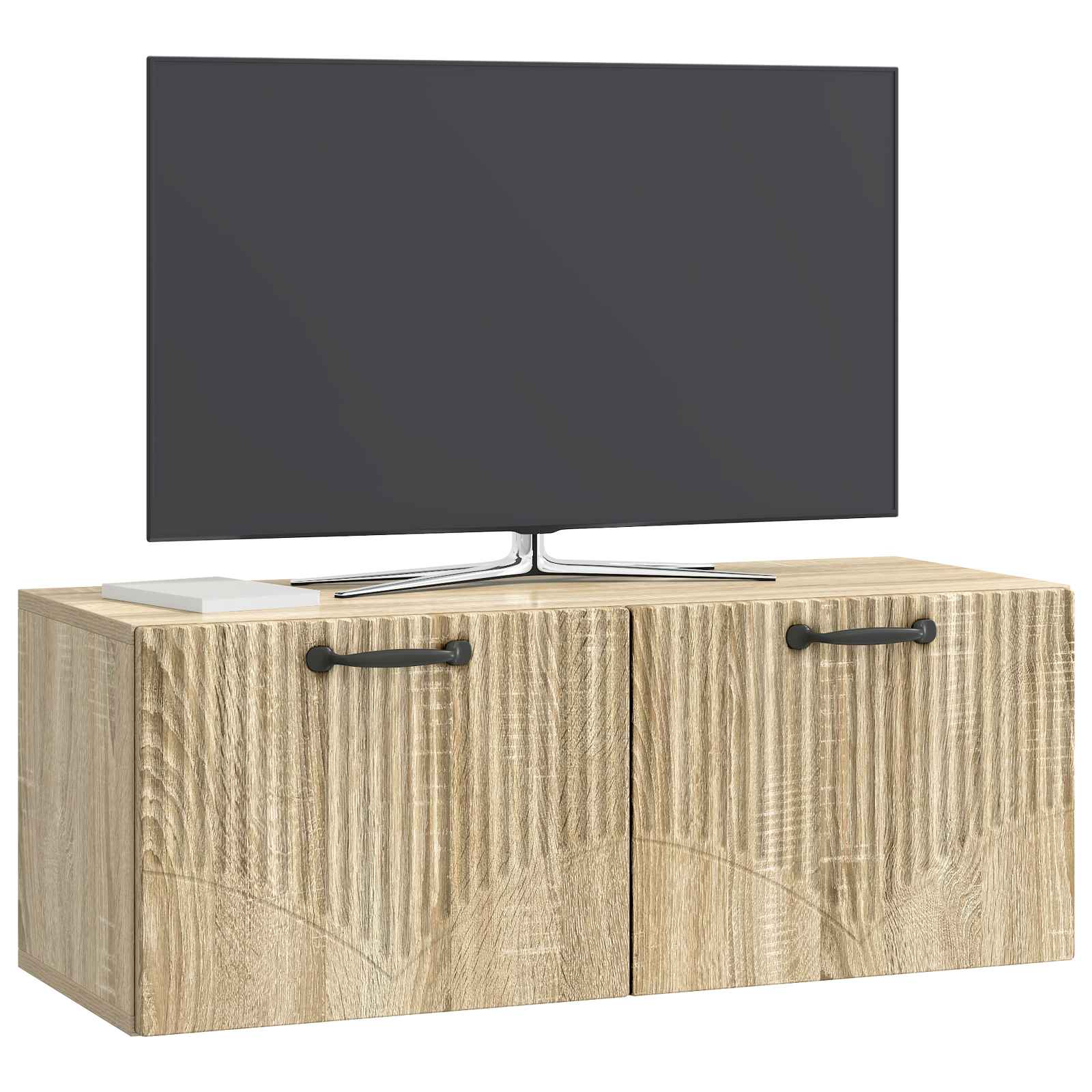 vidaXL Szafka RTV montowana na ścianie dąb Sonoma 78,5 x 31 x 30 cm