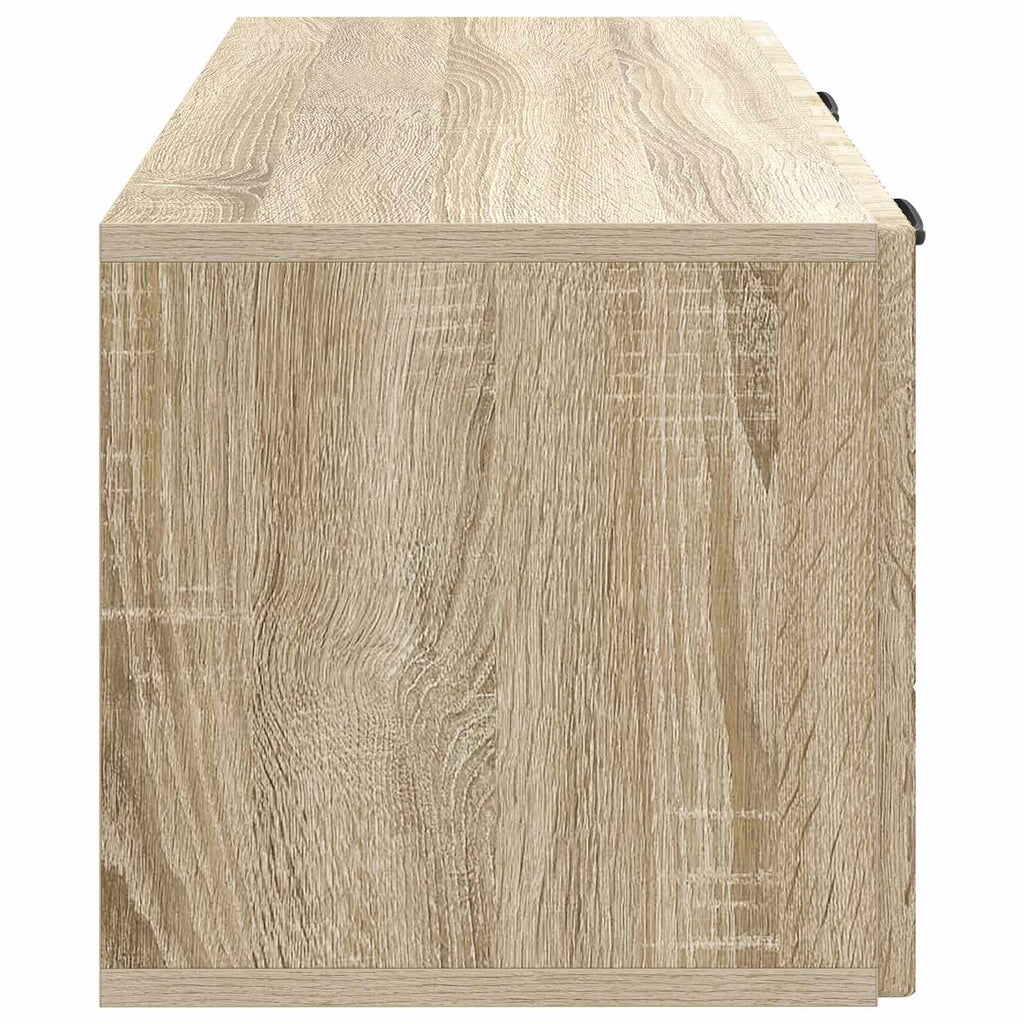 vidaXL Szafka RTV montowana na ścianie dąb Sonoma 78,5 x 31 x 30 cm