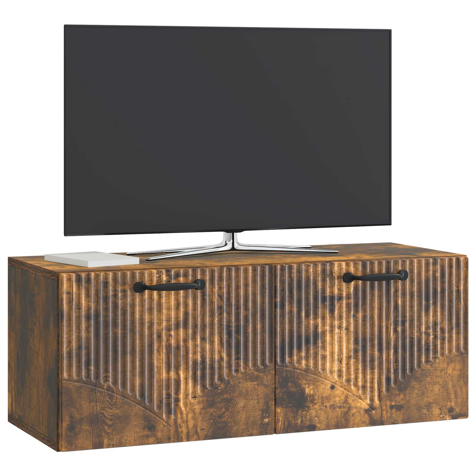 vidaXL Szafka RTV montowana na ścianie Dąb wędzony 78,5 x 31 x 30 cm