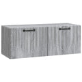 vidaXL Szafka RTV montowana na ścianie Szary Sonoma 78,5 x 31 x 30 cm