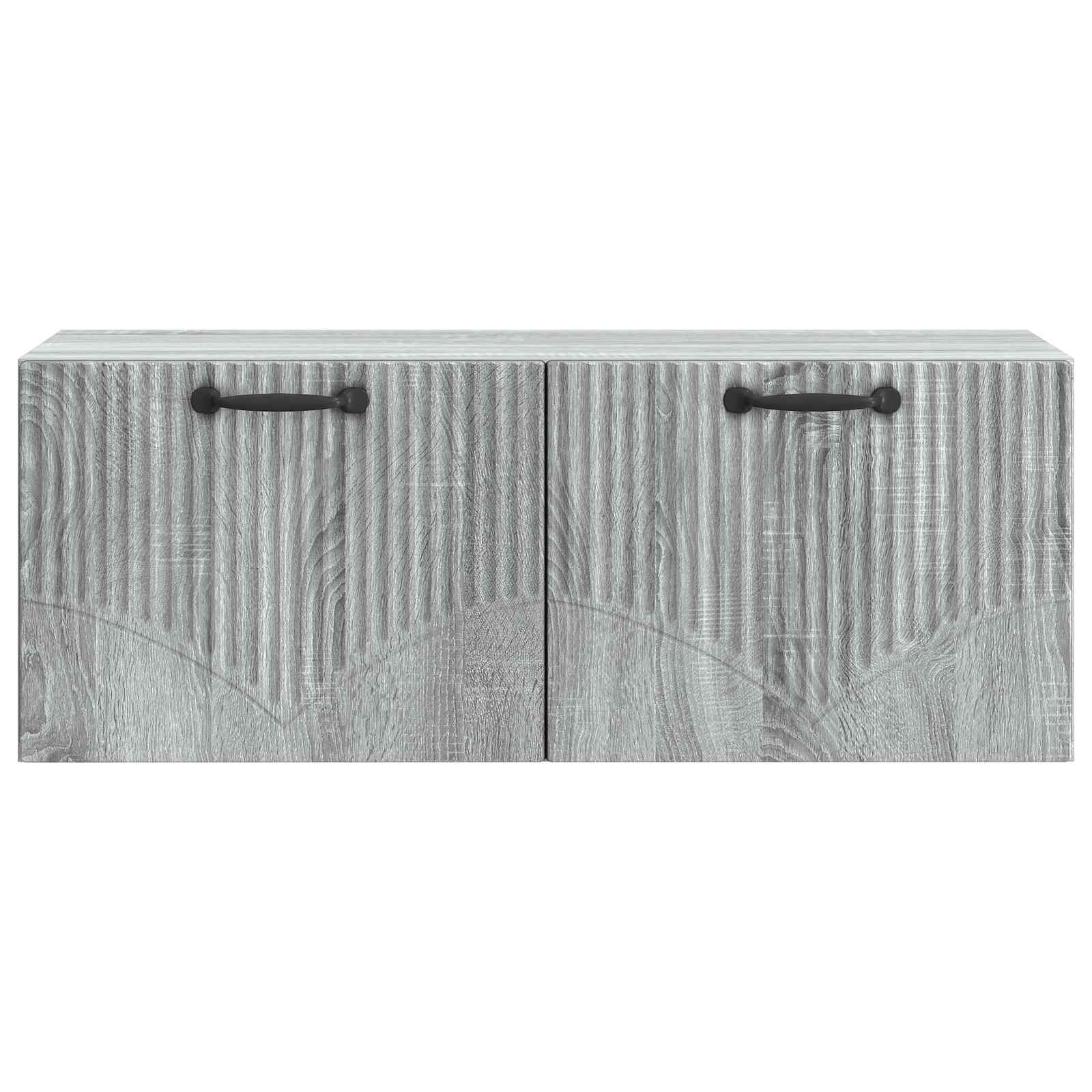 vidaXL Szafka RTV montowana na ścianie Szary Sonoma 78,5 x 31 x 30 cm