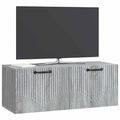 vidaXL Szafka RTV montowana na ścianie Szary Sonoma 78,5 x 31 x 30 cm