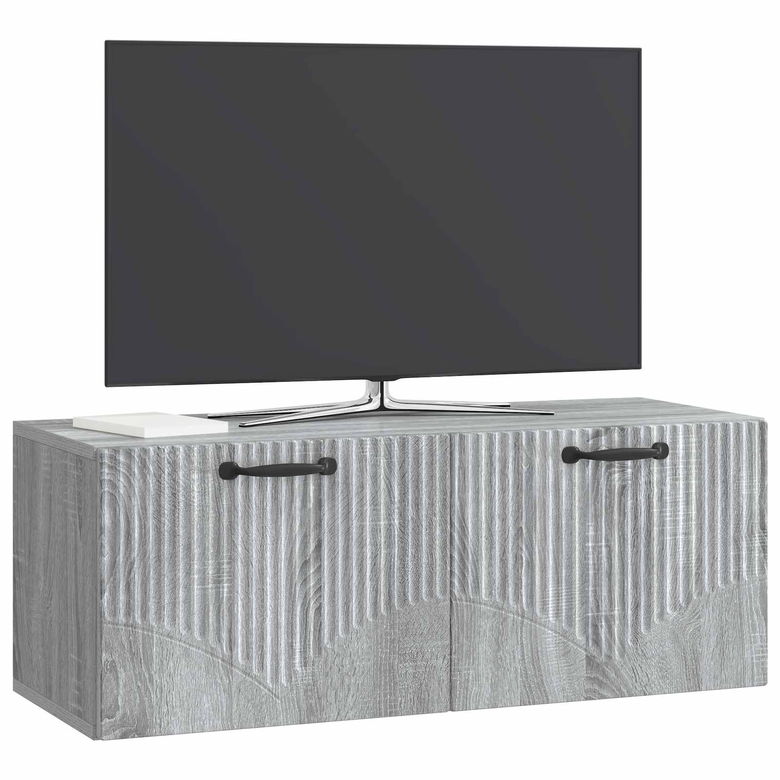 vidaXL Szafka RTV montowana na ścianie Szary Sonoma 78,5 x 31 x 30 cm