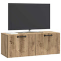 vidaXL Szafka RTV montowana na ścianie Dąb artisan 78,5 x 31 x 30 cm