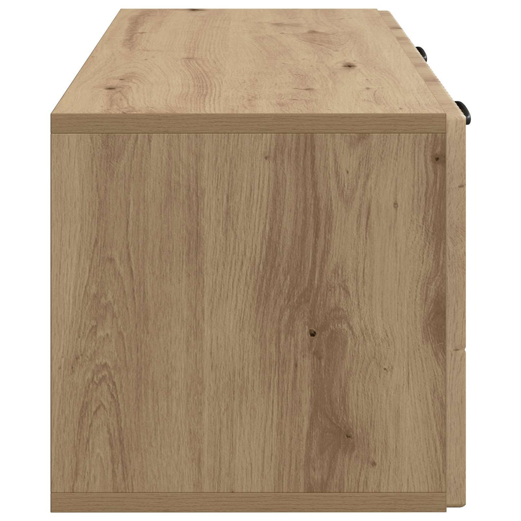 vidaXL Szafka RTV montowana na ścianie Dąb artisan 78,5 x 31 x 30 cm