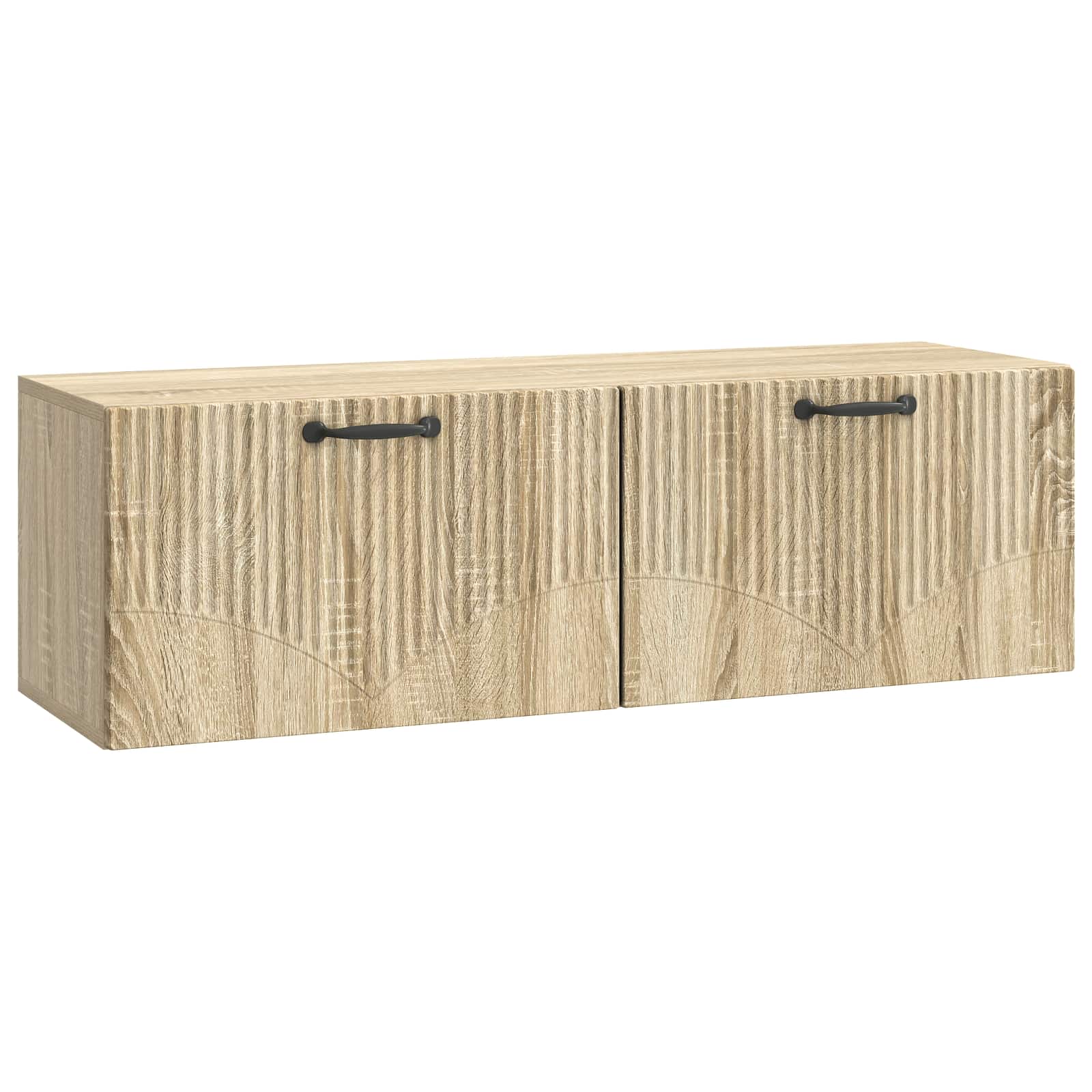 vidaXL Szafka RTV montowana na ścianie dąb Sonoma 98 x 31 x 30 cm