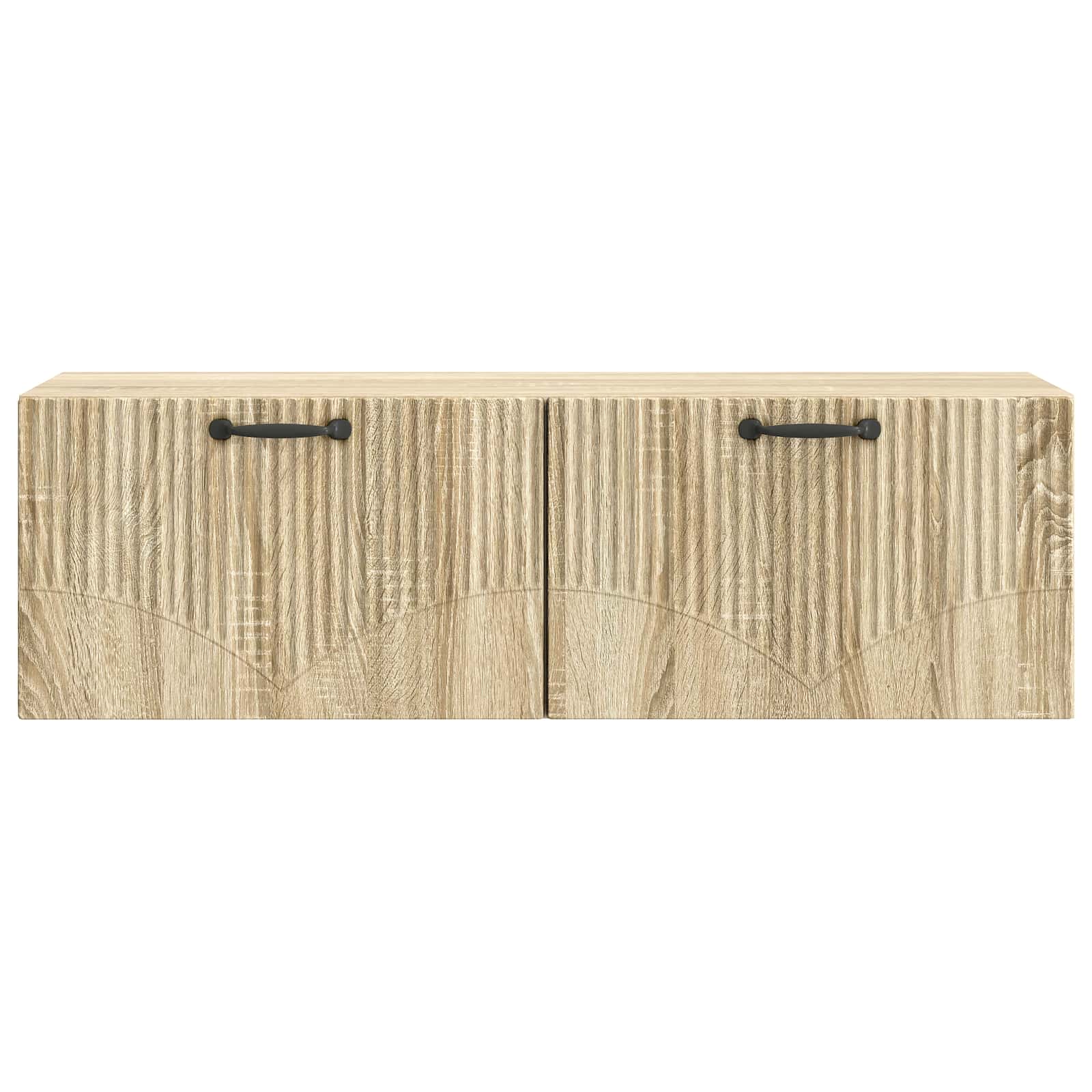 vidaXL Szafka RTV montowana na ścianie dąb Sonoma 98 x 31 x 30 cm