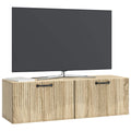 vidaXL Szafka RTV montowana na ścianie dąb Sonoma 98 x 31 x 30 cm