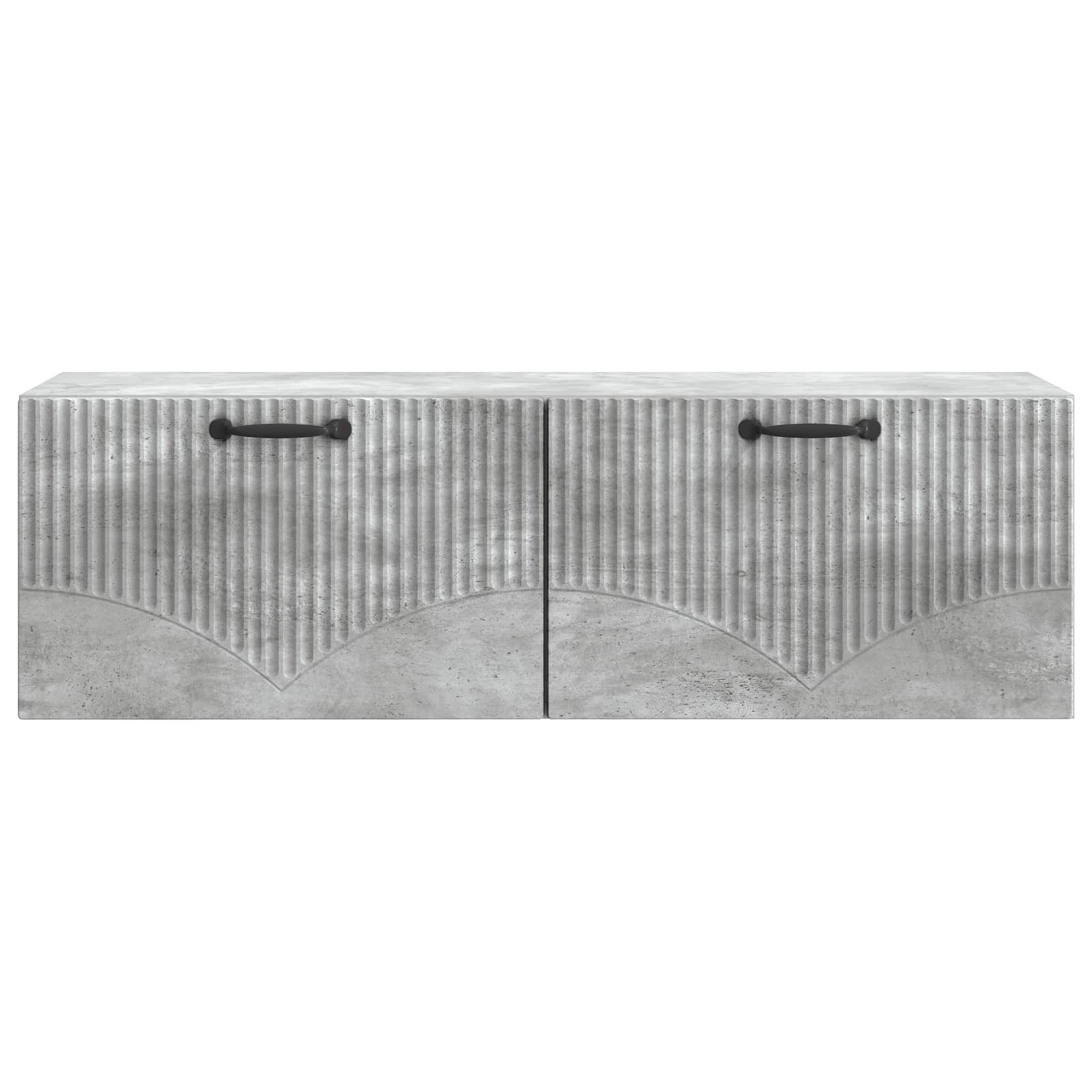 vidaXL Szafka RTV montowana na ścianie Betonowy szary 98 x 31 x 30 cm