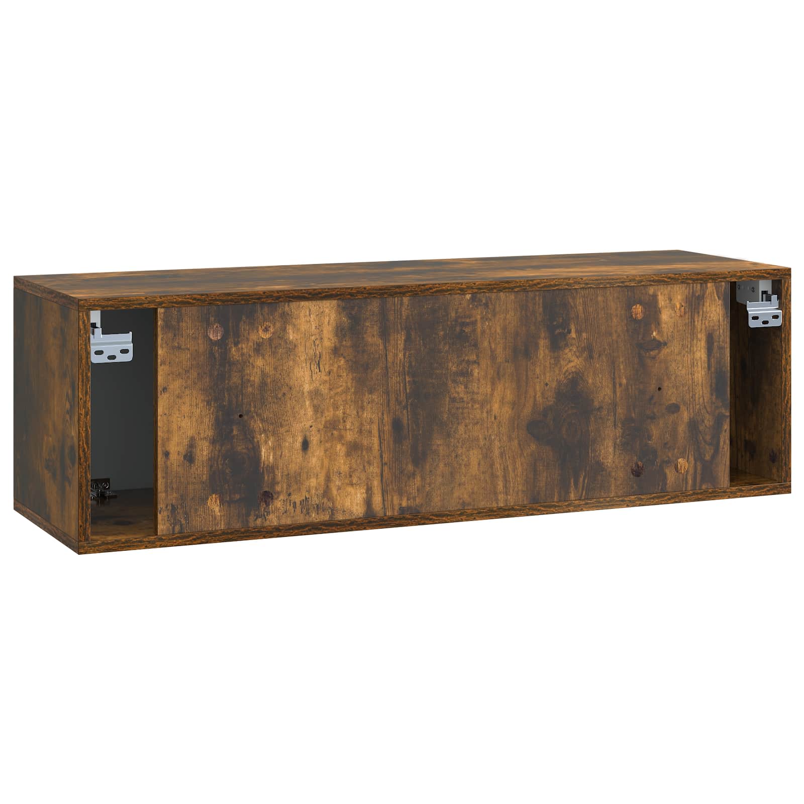 vidaXL Szafka RTV montowana na ścianie Dąb wędzony 98 x 31 x 30 cm