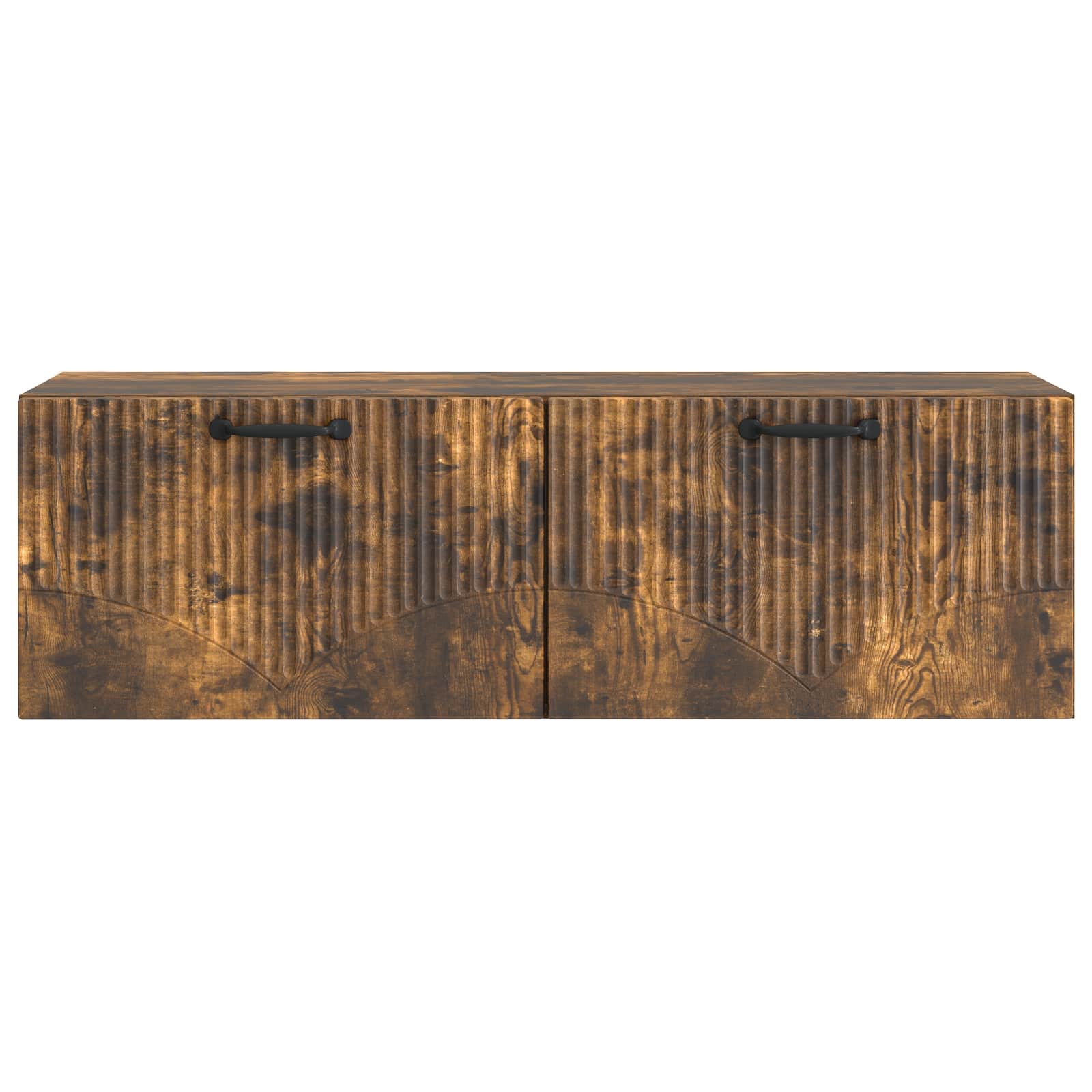 vidaXL Szafka RTV montowana na ścianie Dąb wędzony 98 x 31 x 30 cm