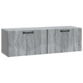 vidaXL Szafka RTV montowana na ścianie Szary Sonoma 98 x 31 x 30 cm