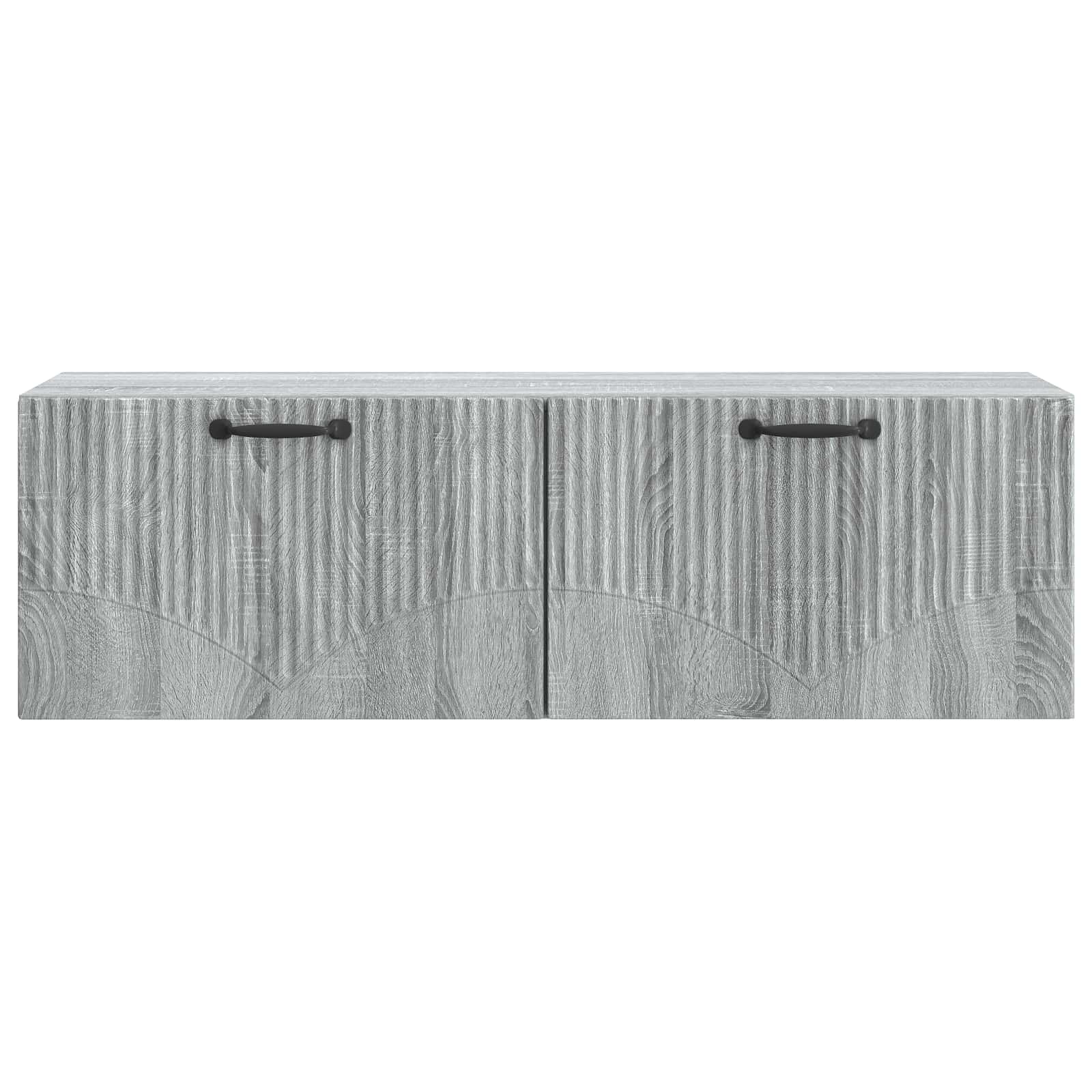 vidaXL Szafka RTV montowana na ścianie Szary Sonoma 98 x 31 x 30 cm