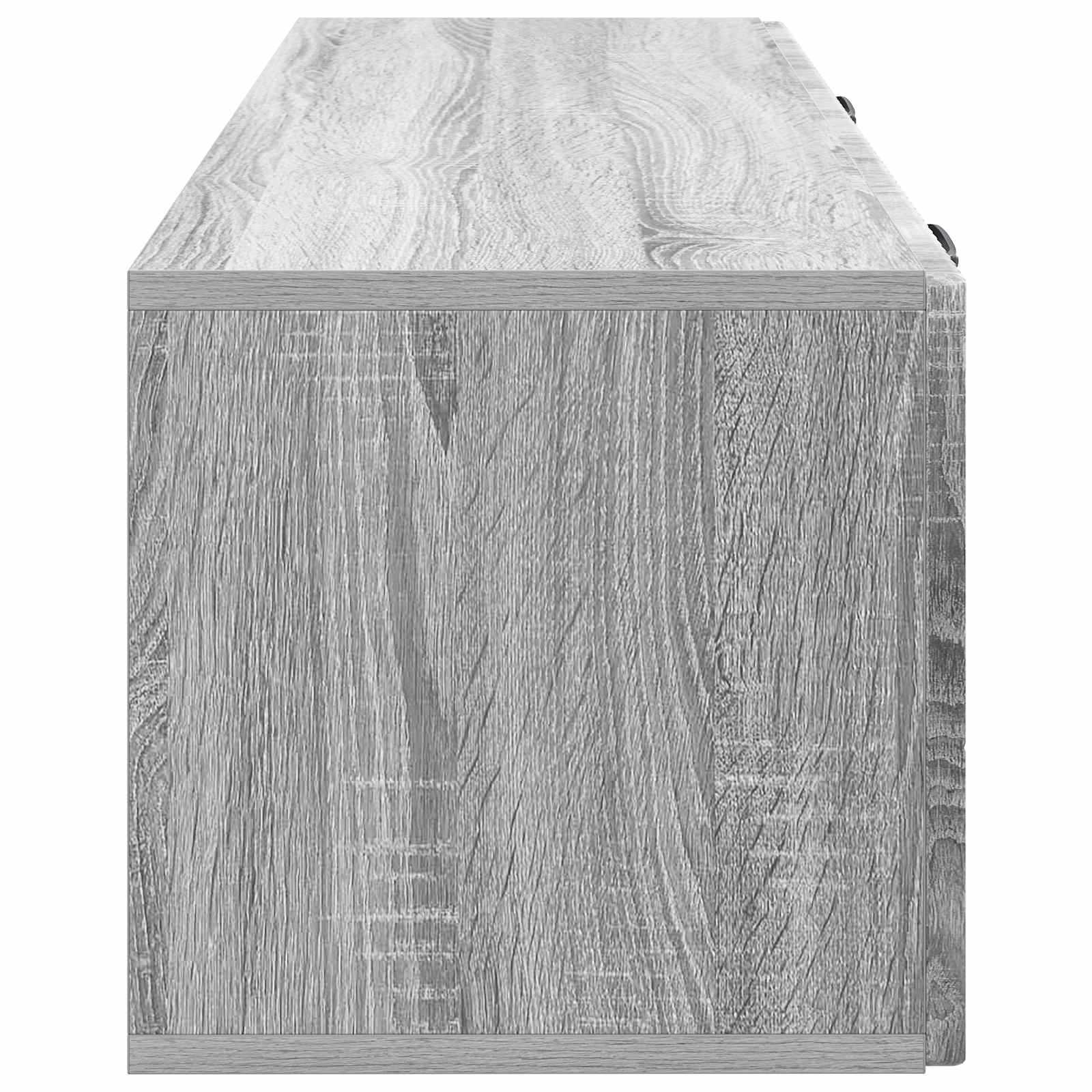 vidaXL Szafka RTV montowana na ścianie Szary Sonoma 98 x 31 x 30 cm