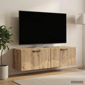 vidaXL Szafka RTV montowana na ścianie 98 x 31 x 30 cm Dąb artisan