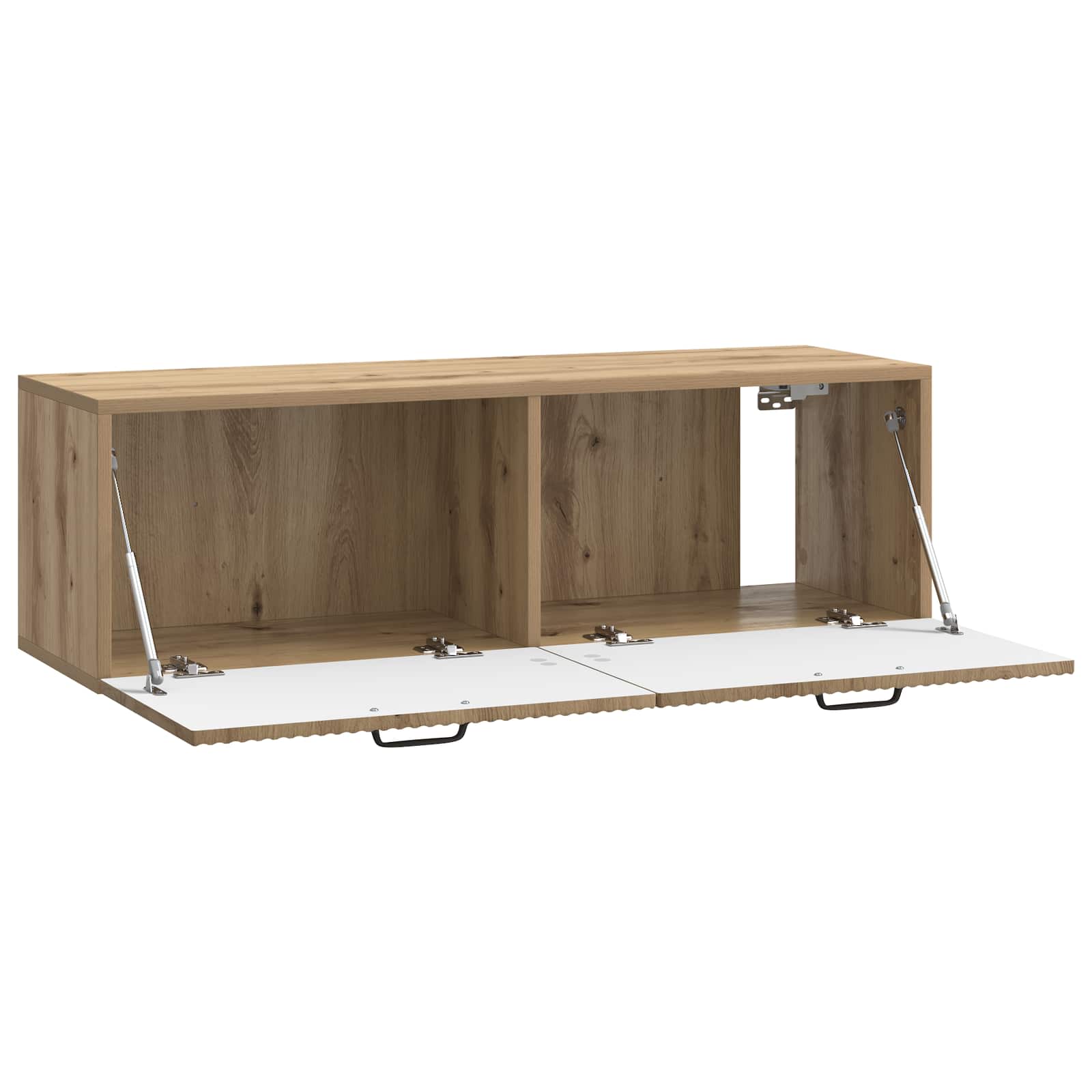 vidaXL Szafka RTV montowana na ścianie 98 x 31 x 30 cm Dąb artisan