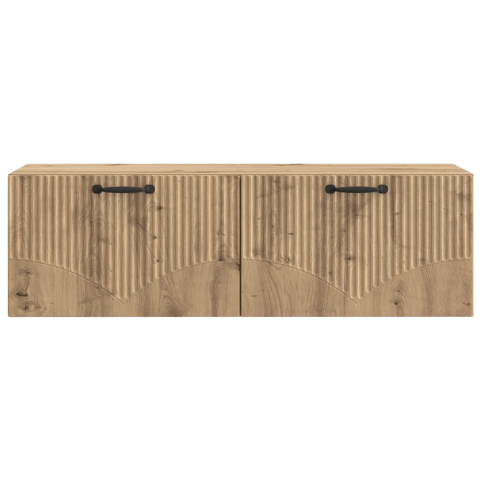 vidaXL Szafka RTV montowana na ścianie 98 x 31 x 30 cm Dąb artisan