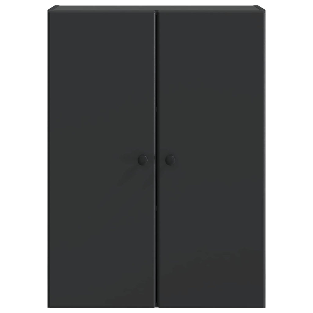 vidaXL Szafka ścienna 66 x 34,5 x 90 cm Drewno inżynieryjne Czarny