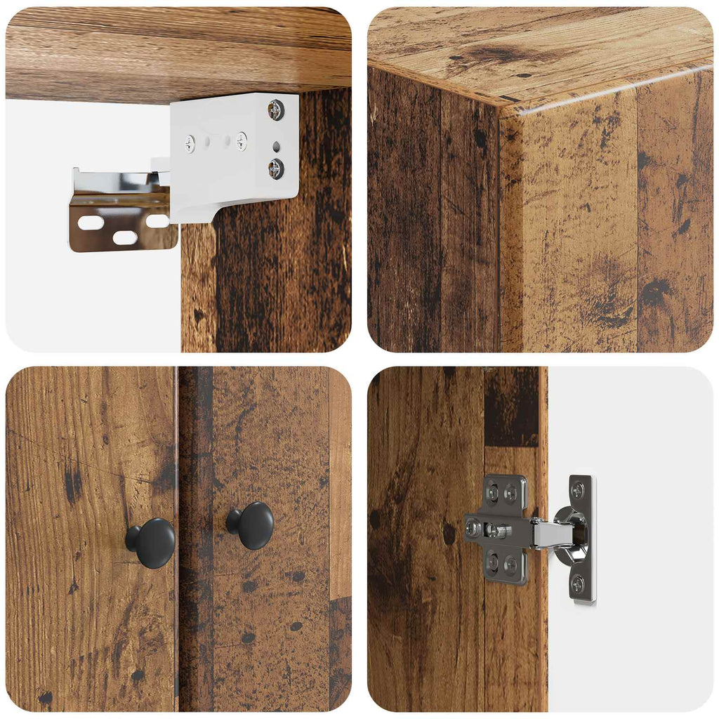vidaXL Szafka ścienna 66 x 34,5 x 90 cm Drewno inżynieryjne