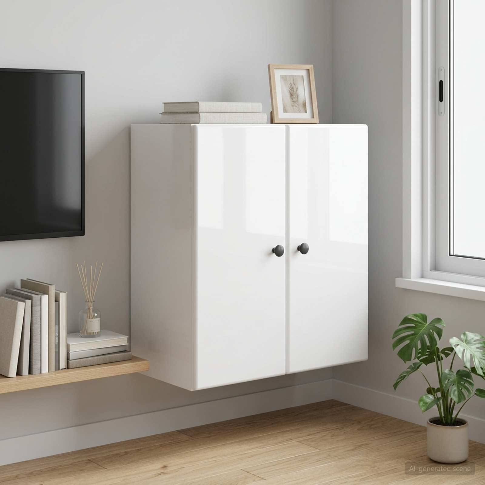 vidaXL Szafka ścienna 59 x 31 x 60 cm Drewno inżynieryjne