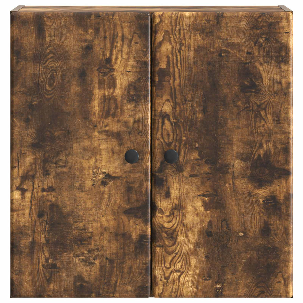 vidaXL Szafka ścienna 59 x 31 x 60 cm Drewno inżynieryjne Dąb wędzony