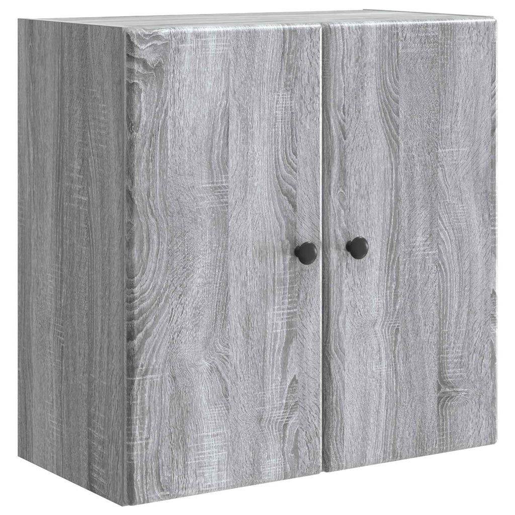 vidaXL Szafka ścienna 59 x 31 x 60 cm Drewno inżynieryjne Szary Sonoma