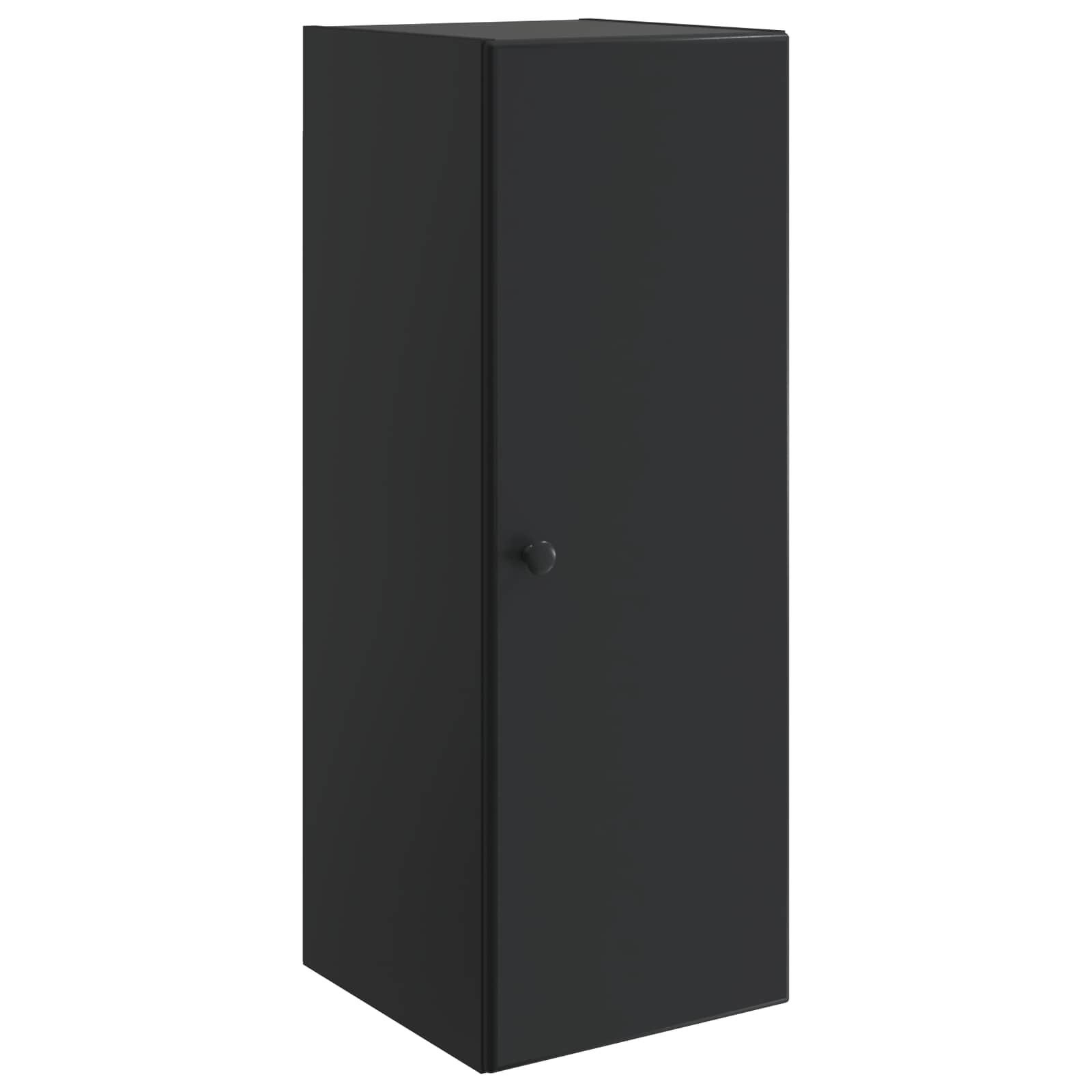 vidaXL Szafka ścienna 33 x 34,5 x 90 cm Drewno inżynieryjne Czarny