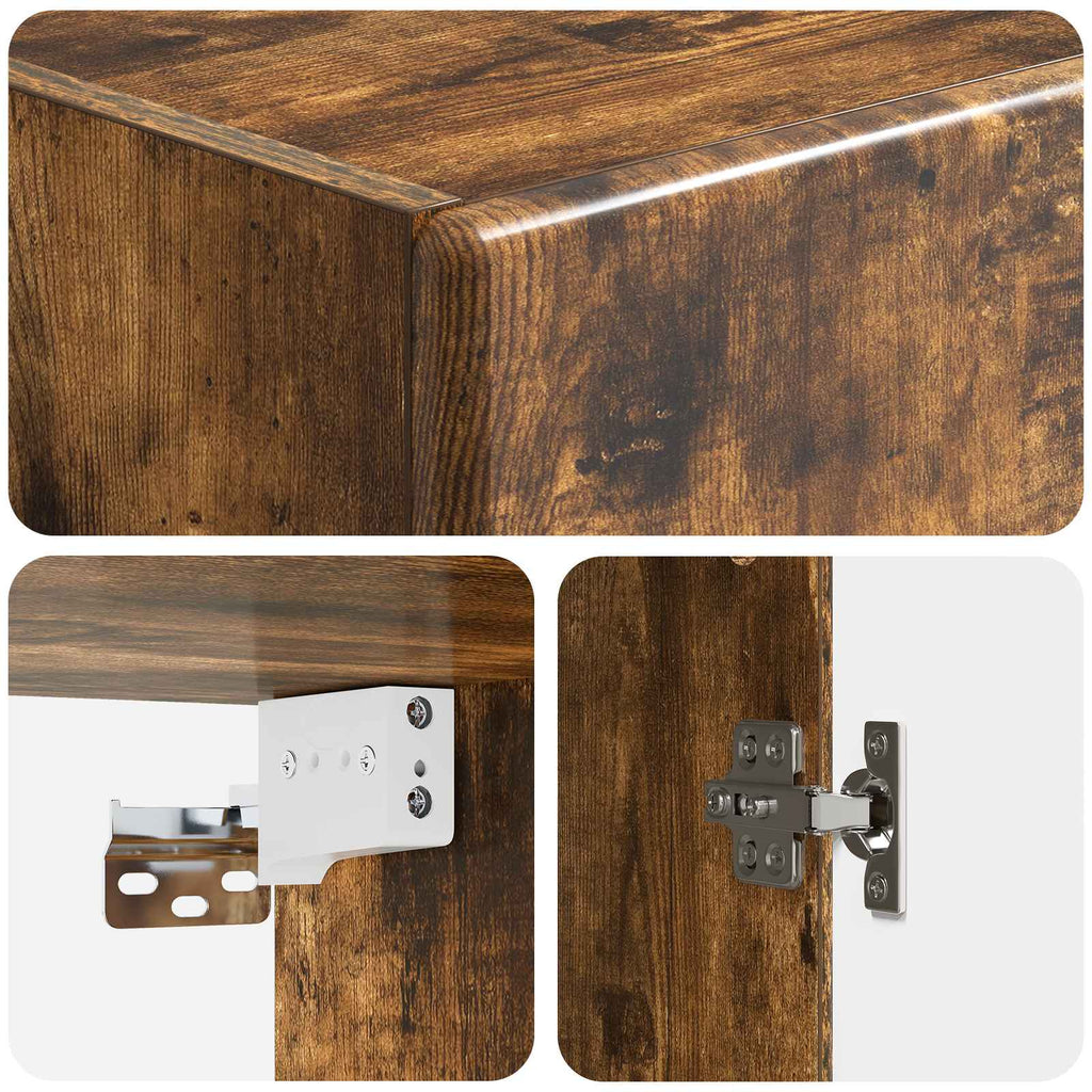 vidaXL Szafka ścienna 33 x 34,5 x 90 cm Drewno inżynieryjne