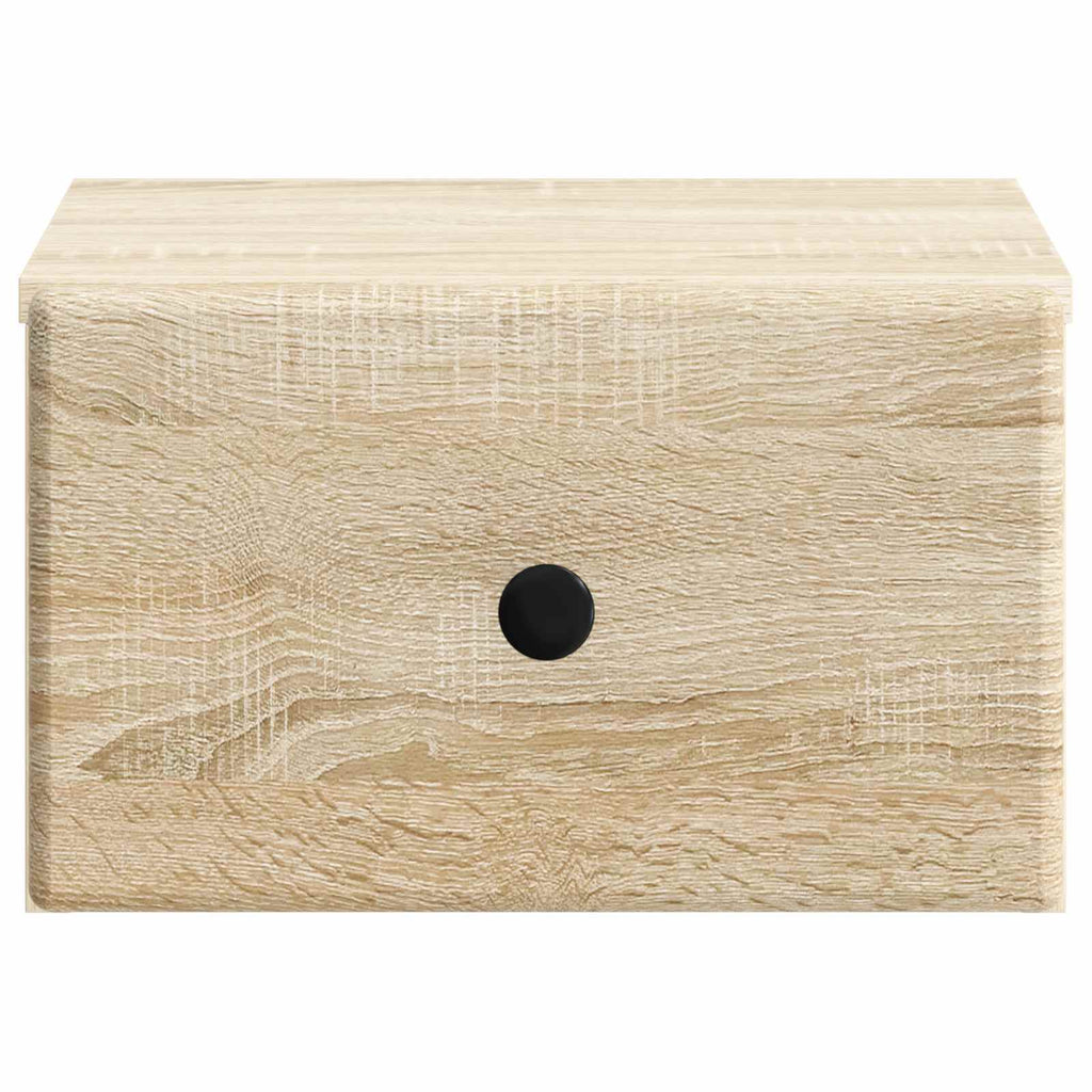 vidaXL Wisząca Szafka Nocna z szufladą dąb Sonoma 34,5 x 33 x 20 cm