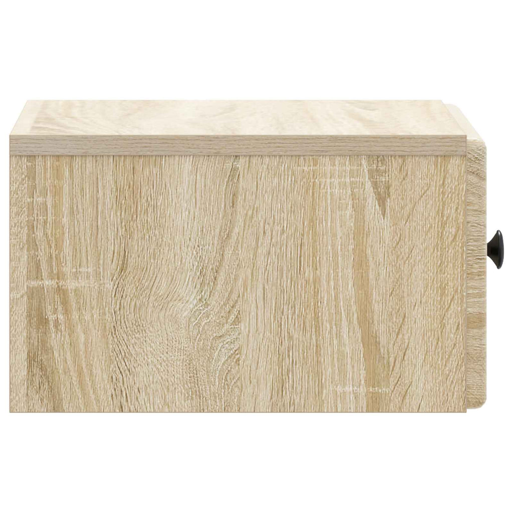 vidaXL Wisząca Szafka Nocna 2 pcs dąb Sonoma 34,5 x 33 x 20 cm