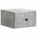 vidaXL Wisząca Szafka Nocna Betonowy szary 34,5 x 33 x 20 cm