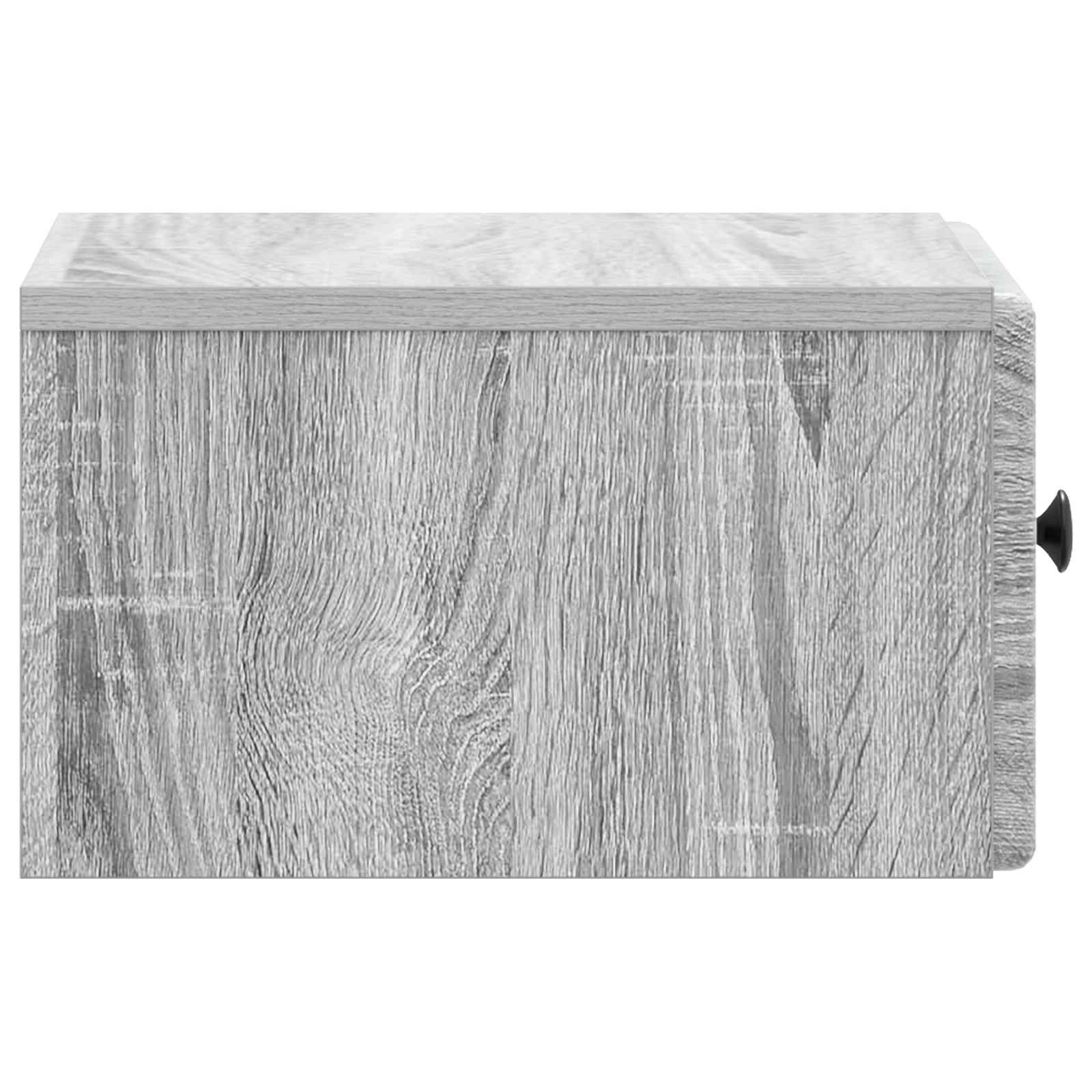 vidaXL Wisząca Szafka Nocna 2 pcs Szary Sonoma 34,5 x 33 x 20 cm