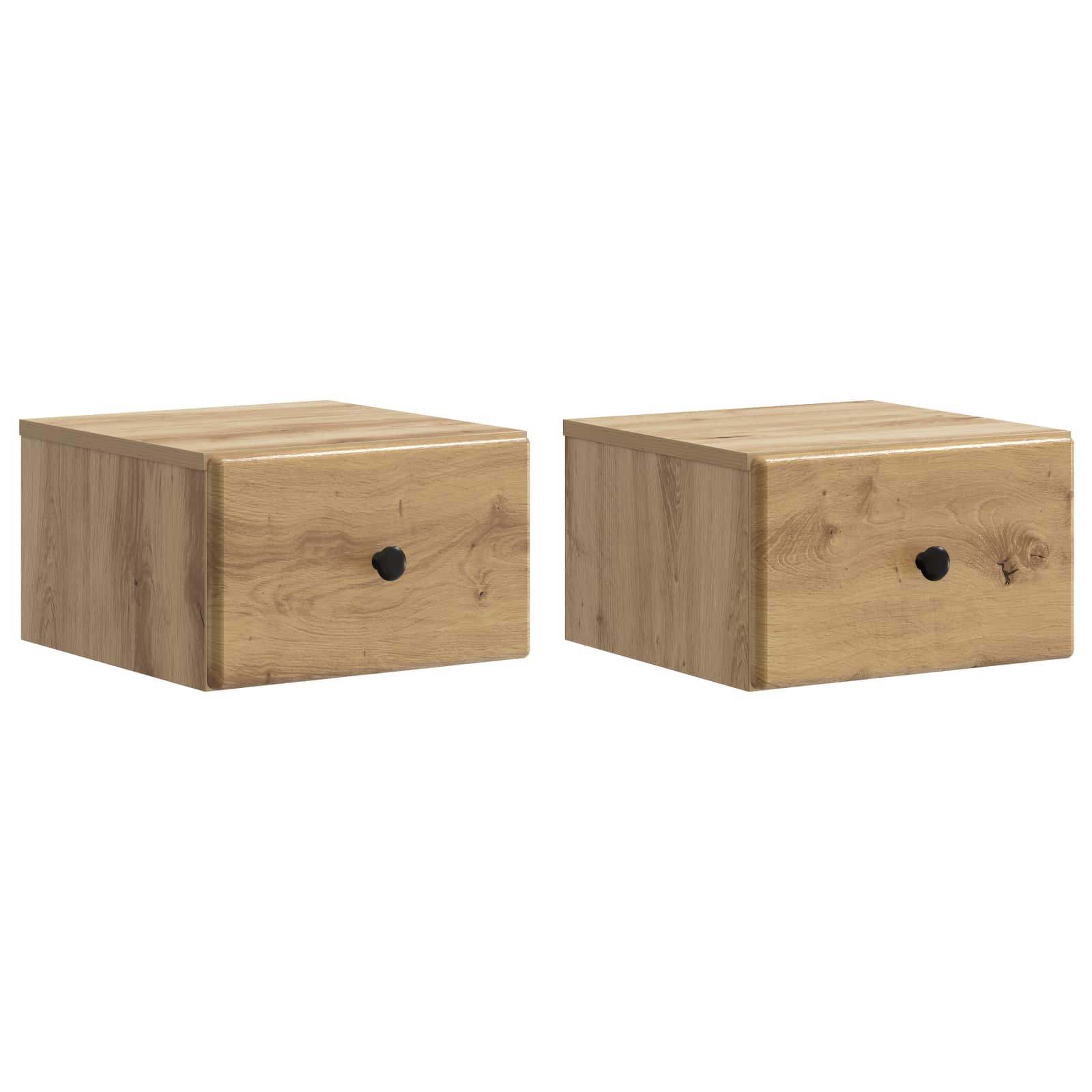 vidaXL Wisząca Szafka Nocna 2 pcs Dąb artisan 34,5 x 33 x 20 cm