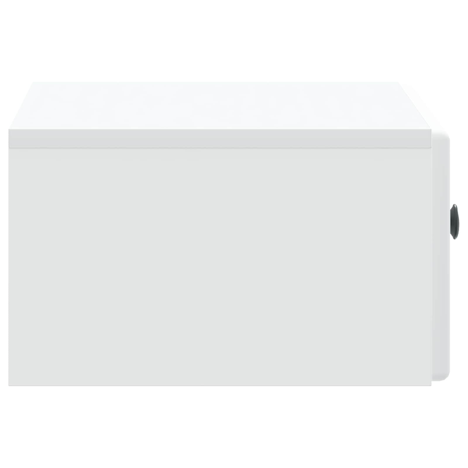 vidaXL Wisząca Szafka Nocna z szufladą 2 pcs Biały 49 x 34,5 x 20 cm