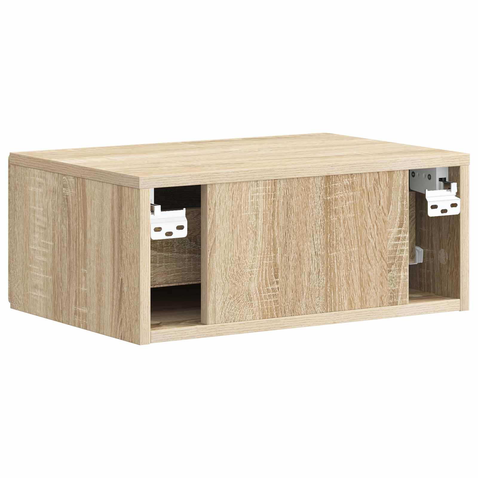 vidaXL Wisząca Szafka Nocna z szufladą dąb Sonoma 49 x 34,5 x 20 cm