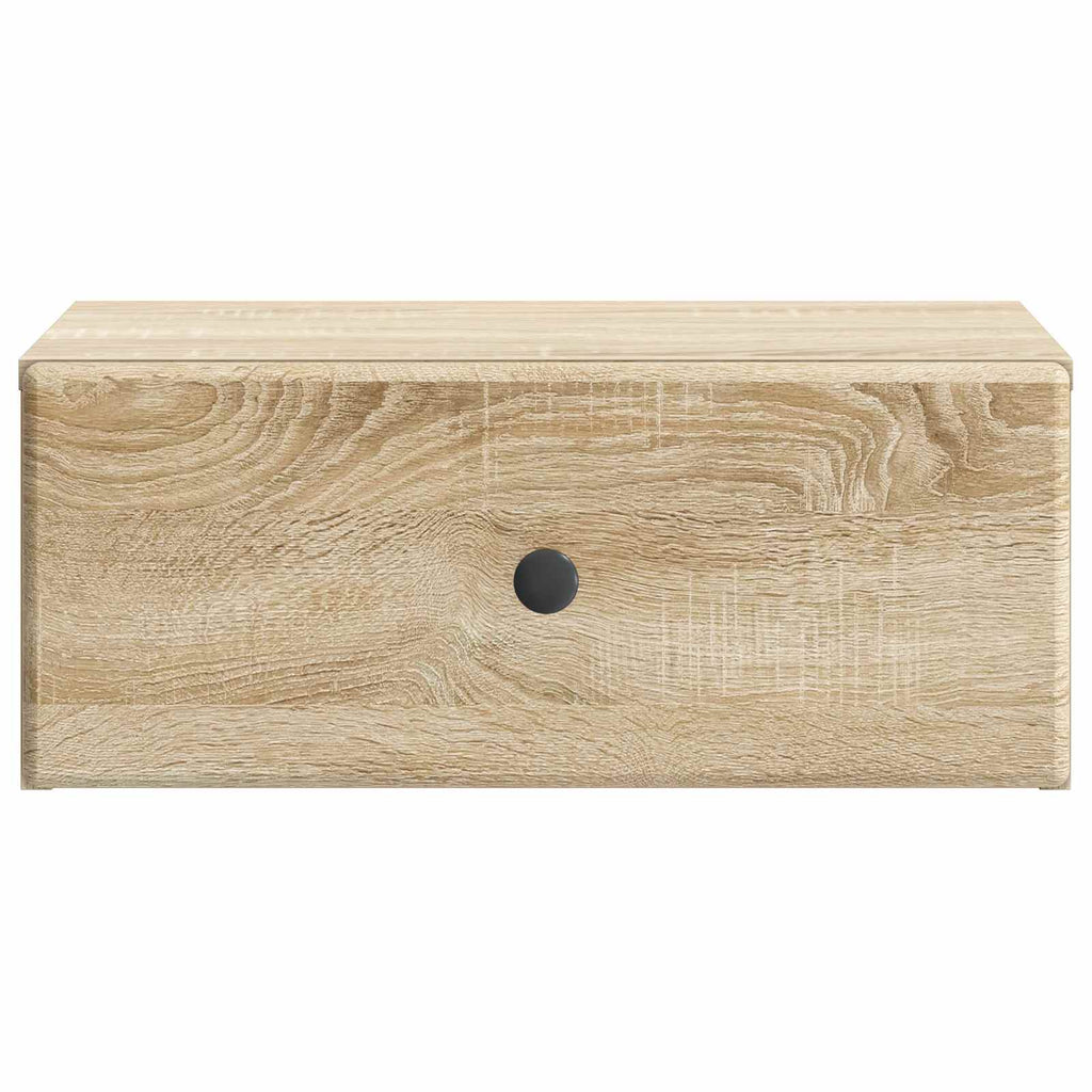 vidaXL Wisząca Szafka Nocna 2 pcs dąb Sonoma 49 x 34,5 x 20 cm