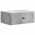 vidaXL Wisząca Szafka Nocna Betonowy szary 49 x 34,5 x 20 cm