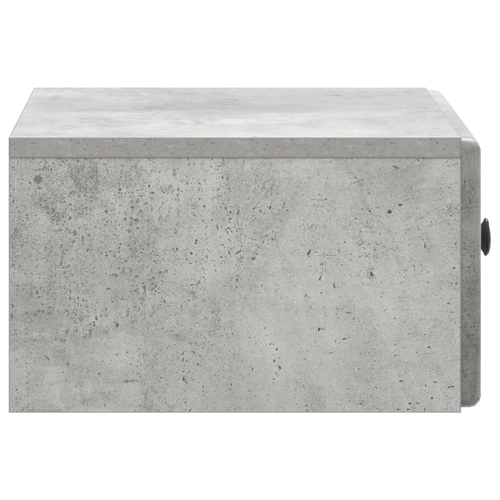 vidaXL Wisząca Szafka Nocna 2 pcs Betonowy szary 49 x 34,5 x 20 cm