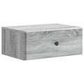 vidaXL Wisząca Szafka Nocna z szufladą Szary Sonoma 49 x 34,5 x 20 cm