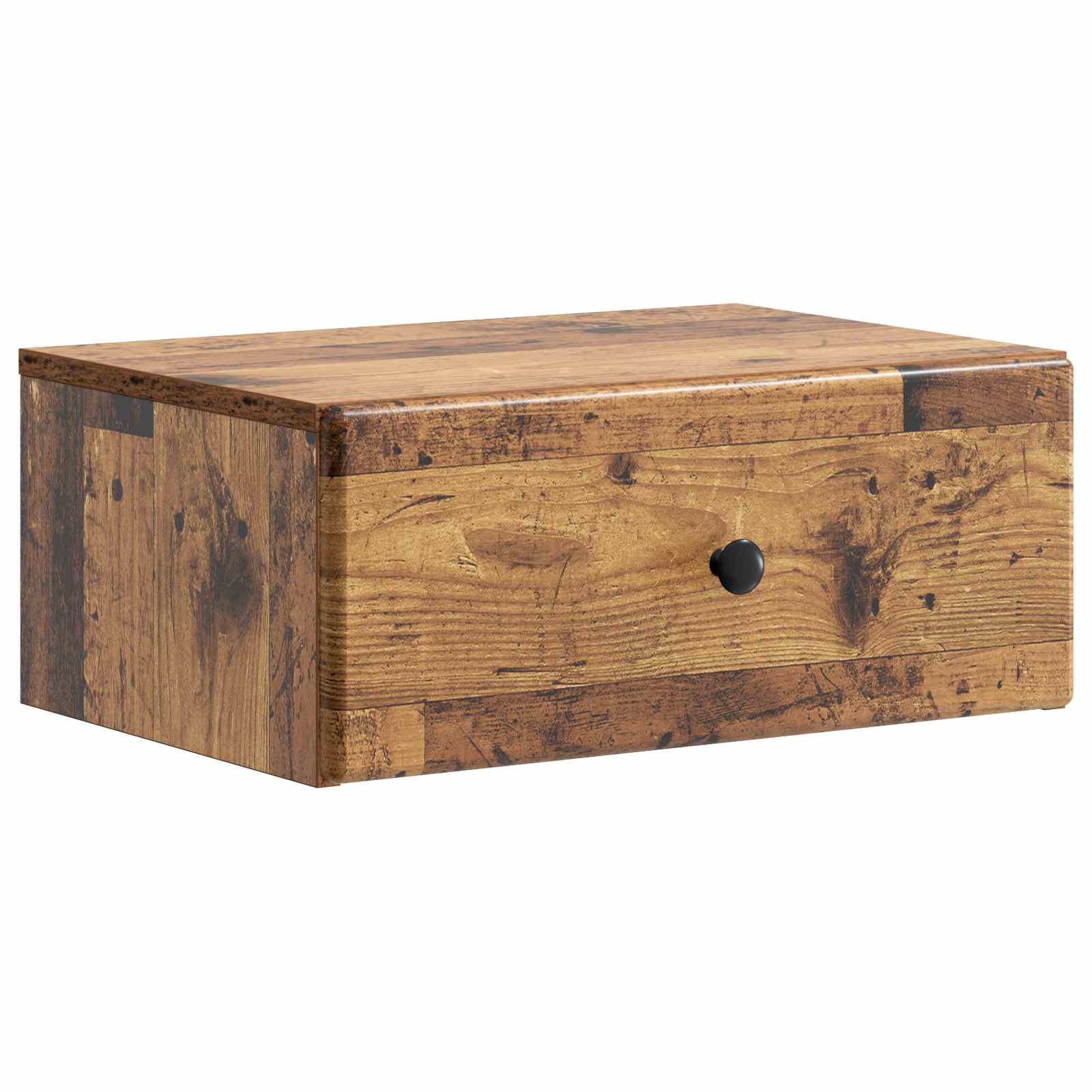 vidaXL Wisząca Szafka Nocna 2 pcs Stare drewno 49 x 34,5 x 20 cm