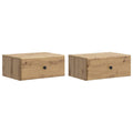 vidaXL Wisząca Szafka Nocna 2 pcs Dąb artisan 49 x 34,5 x 20 cm