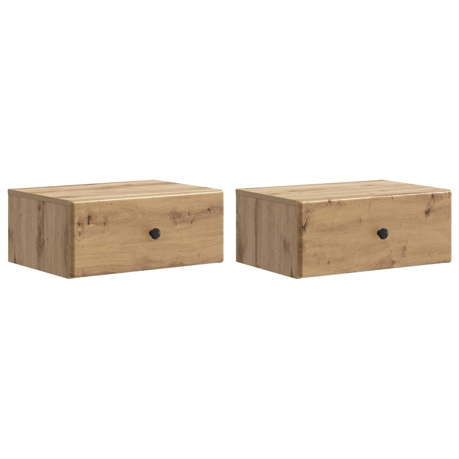 vidaXL Wisząca Szafka Nocna 2 pcs Dąb artisan 49 x 34,5 x 20 cm