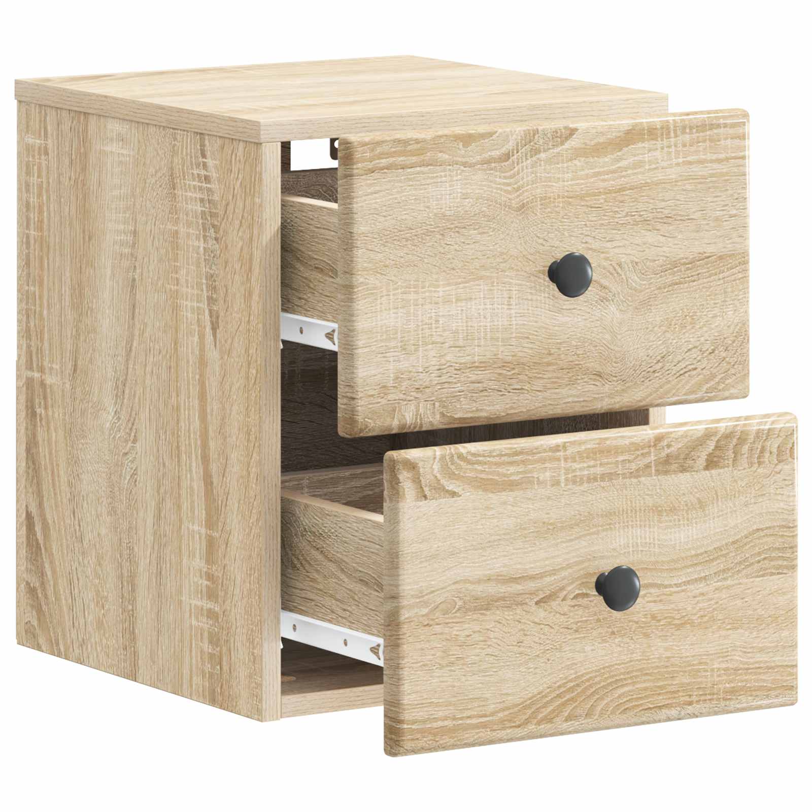 vidaXL Wisząca Szafka Nocna 2 pcs dąb Sonoma 34,5 x 33 x 40 cm